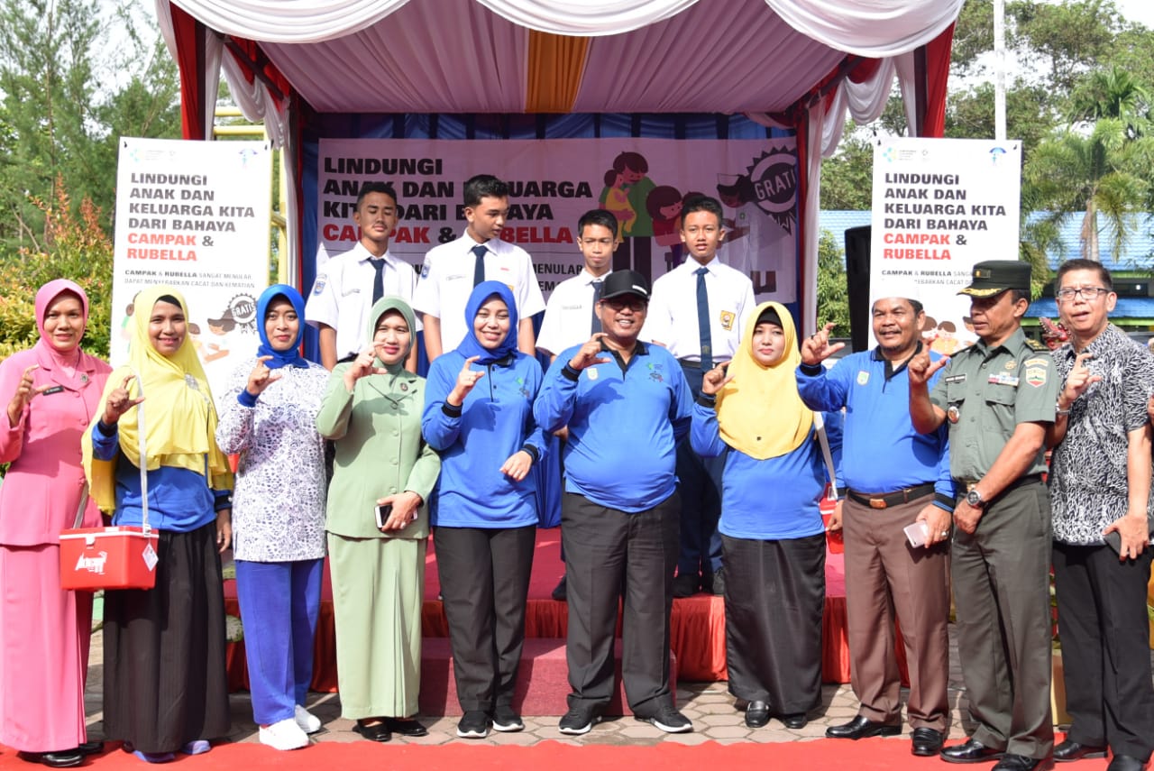 Dinkes Dumai Tunda Pemberian Imunisasi Rubella